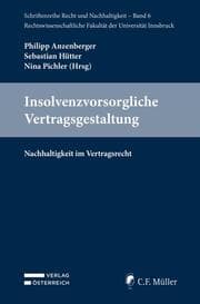 Cover von Insolvenzvorsorgliche Vertragsgestaltung