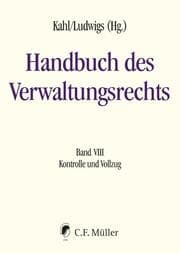 Cover von Handbuch des Verwaltungsrechts VIII