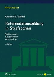 Cover von Referendarausbildung in Strafsachen