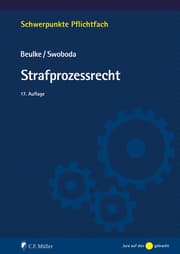 Cover von Strafprozessrecht