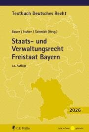 Cover von Staats- und Verwaltungsrecht Freistaat Bayern