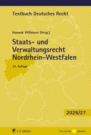 Cover von Staats- und Verwaltungsrecht Nordrhein-Westfalen