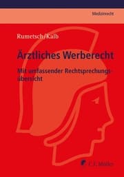 Cover von Ärztliches Werberecht