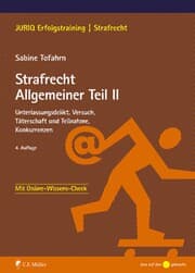 Cover von Strafrecht Allgemeiner Teil II