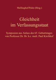 Cover von Gleichheit im Verfassungsstaat