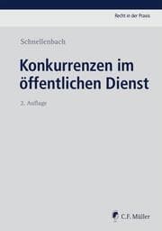 Cover von Konkurrenzen im öffentlichen Dienst