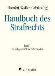 Cover von Handbuch des Strafrechts 7