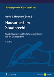 Cover von Hausarbeit im Staatsrecht