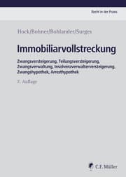 Cover von Immobiliarvollstreckung