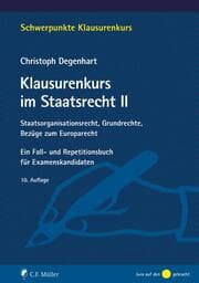 Cover von Klausurenkurs im Staatsrecht II