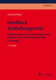 Cover von Handbuch Arzthaftungsrecht