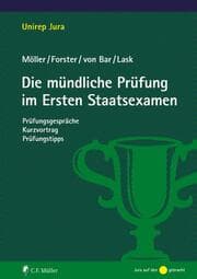 Cover von Die mündliche Prüfung im Ersten Staatsexamen