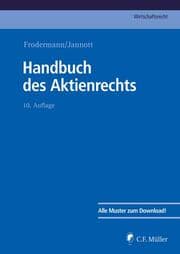 Cover von Handbuch des Aktienrechts