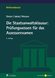 Cover von Die Staatsanwaltsklausur: Prüfungswissen für das Assessorexamen