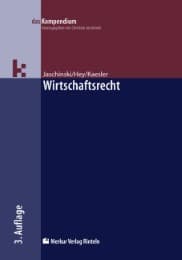 Cover von Wirtschaftsrecht