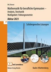 Cover von Mathematik für berufliches Gymnasien - Abitur 2021 Baden-Württemberg