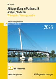Cover von Abiturprüfung in Mathematik Analysis, Stochastik - 2023