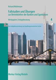 Cover von Fallstudien und Übungen zur Betriebslehre der Banken und Sparkassen