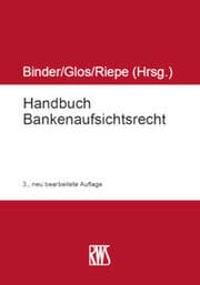 Cover von Handbuch Bankenaufsichtsrecht