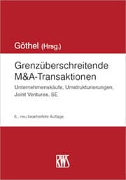 Cover von Grenzüberschreitende M&A-Transaktionen