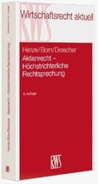 Cover von Aktienrecht - Höchstrichterliche Rechtsprechung