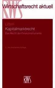 Cover von Kapitalmarktrecht