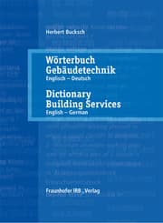 Cover von Wörterbuch Gebäudetechnik. Band 1 Englisch - Deutsch.