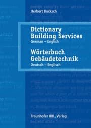 Cover von Wörterbuch Gebäudetechnik. Band 2 Deutsch - Englisch.