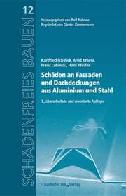 Cover von Schäden an Fassaden und Dachdeckungen aus Aluminium und Stahl