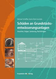 Cover von Schäden an Grundstücksentwässerungsanlagen.