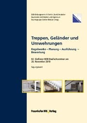 Cover von Treppen, Geländer und Umwehrungen.
