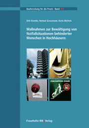 Cover von Maßnahmen zur Bewältigung von Notfallsituationen behinderter Menschen in Hochhäusern