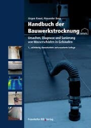 Cover von Handbuch der Bauwerkstrocknung.