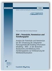 Cover von BIM - Potentiale, Hemmnisse und Handlungsplan
