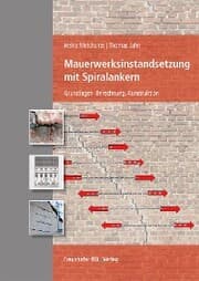 Cover von Mauerwerksinstandsetzung mit Spiralankern.