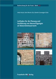 Cover von Leitfaden für die Planung und Ausführung von Neuverfugungen an Natursteinmauerwerk