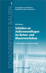 Cover von Schäden an Außenwandfugen im Beton- und Mauerwerksbau.