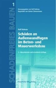 Cover von Schäden an Außenwandfugen im Beton- und Mauerwerksbau.