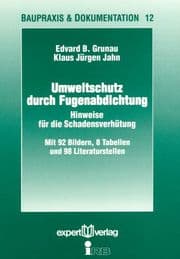 Cover von Umweltschutz durch Fugenabdichtung