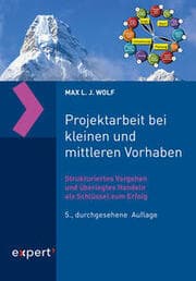 Cover von Projektarbeit bei kleinen und mittleren Vorhaben