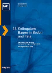 Cover von 13. Kolloquium Bauen in Boden und Fels