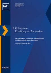 Cover von 8. Kolloquium Erhaltung von Bauwerken