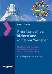 Cover von Projektarbeit bei kleinen und mittleren Vorhaben