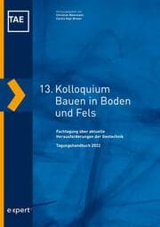 Cover von 13. Kolloquium Bauen in Boden und Fels