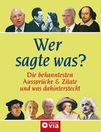 Cover von Wer sagte was?