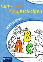 Cover von Buchstaben lernen mit Lea und Lukas