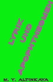 Cover von LYRIK und APOPHTHEGMEN von M. Y. ALTINKAYA