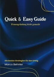 Cover von Quick & Easy Guide Firmengründung leicht gemacht