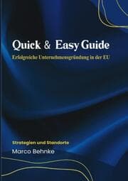 Cover von Quick & Easy Guide Erfolgreiche Unternehmensgründung in der EU