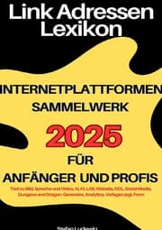 Cover von Link Adressen Lexikon 2025 für Anfänger und Profis I Internetplattformen Sammelwerk
